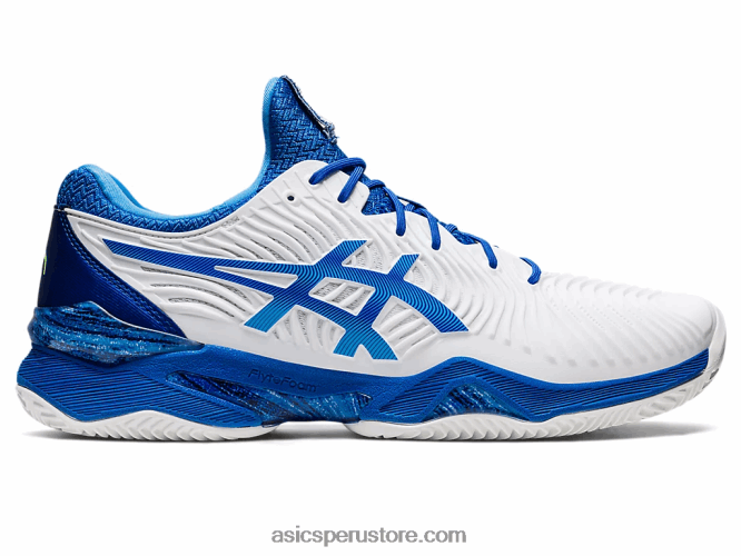 RPVB1003 blanco/azul atun Asics cancha ff novak arcilla