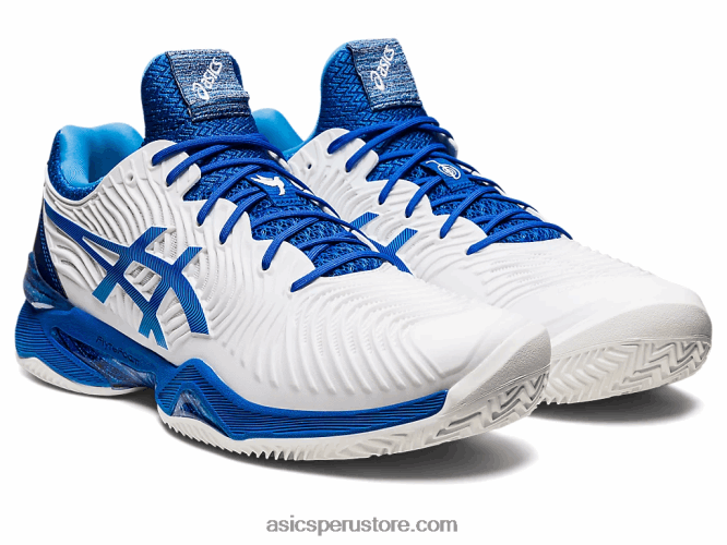 RPVB1003 blanco/azul atun Asics cancha ff novak arcilla