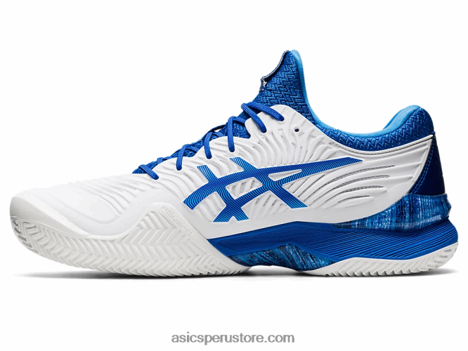 RPVB1003 blanco/azul atun Asics cancha ff novak arcilla
