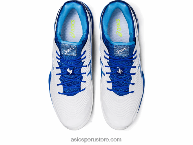 RPVB1003 blanco/azul atun Asics cancha ff novak arcilla
