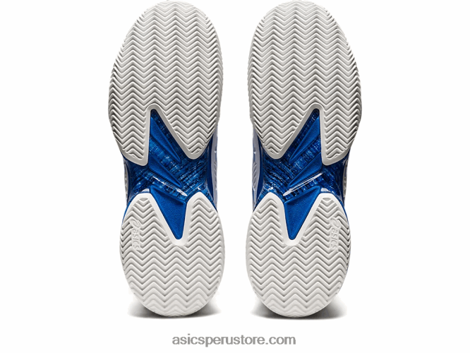 RPVB1003 blanco/azul atun Asics cancha ff novak arcilla