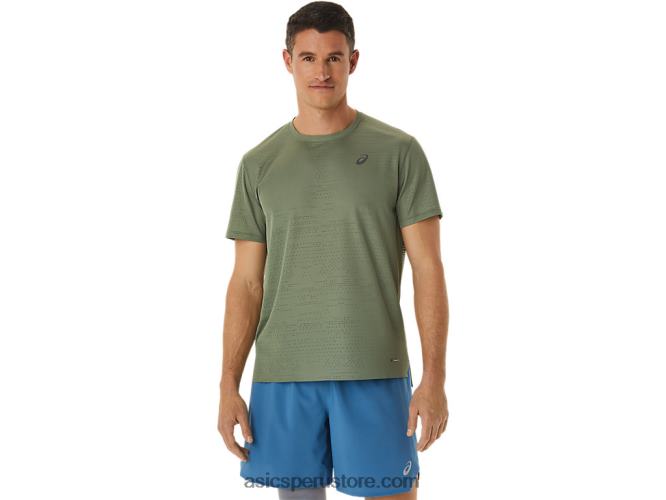 RPVB1042 liquen verde Asics camiseta de manga corta ventilate actibreeze para hombre