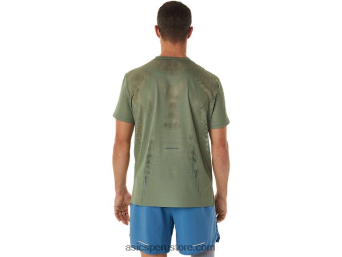 RPVB1042 liquen verde Asics camiseta de manga corta ventilate actibreeze para hombre