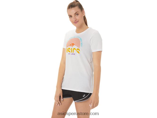 RPVB1044 blanco brillante Asics gsg femenino desde 1977 equipo de aventura