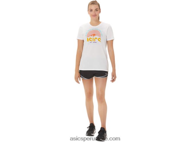 RPVB1044 blanco brillante Asics gsg femenino desde 1977 equipo de aventura