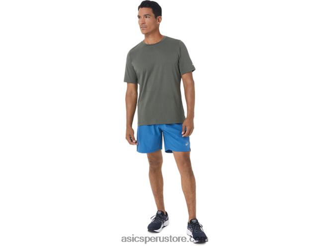 RPVB1049 manto verde brezo Asics camiseta de manga corta hthr tech para hombre