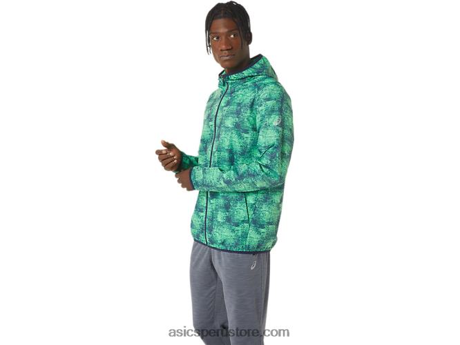 RPVB1050 tie dye verde/chaquetón Asics chaqueta plegable para hombre