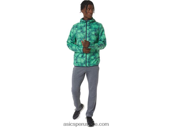 RPVB1050 tie dye verde/chaquetón Asics chaqueta plegable para hombre