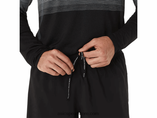 RPVB1053 rendimiento negro Asics carretera hombre 2-n-1 5in short