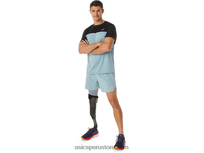 RPVB1054 acero ligero Asics carretera hombre 5in short