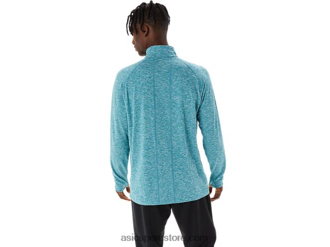 RPVB1068 brezo de pino de terciopelo Asics tren hombre sana 1/2 zip