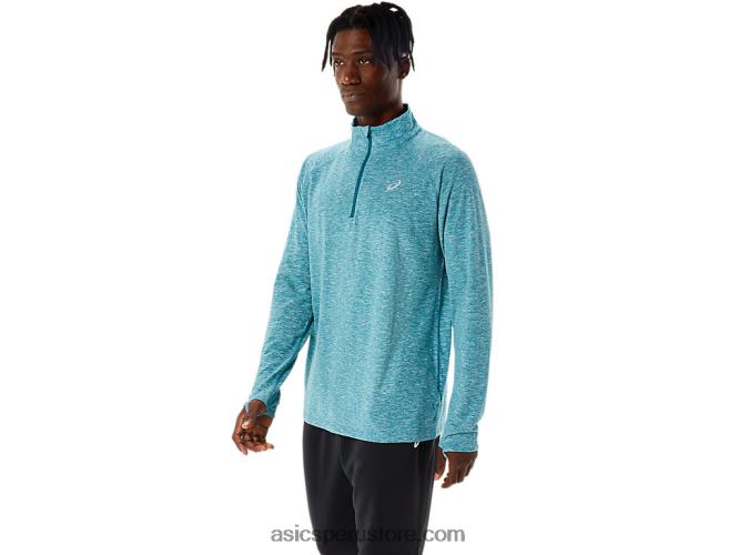 RPVB1068 brezo de pino de terciopelo Asics tren hombre sana 1/2 zip