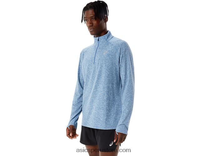 RPVB1084 brezo azul Asics tren hombre sana 1/2 zip