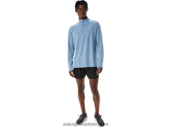 RPVB1084 brezo azul Asics tren hombre sana 1/2 zip
