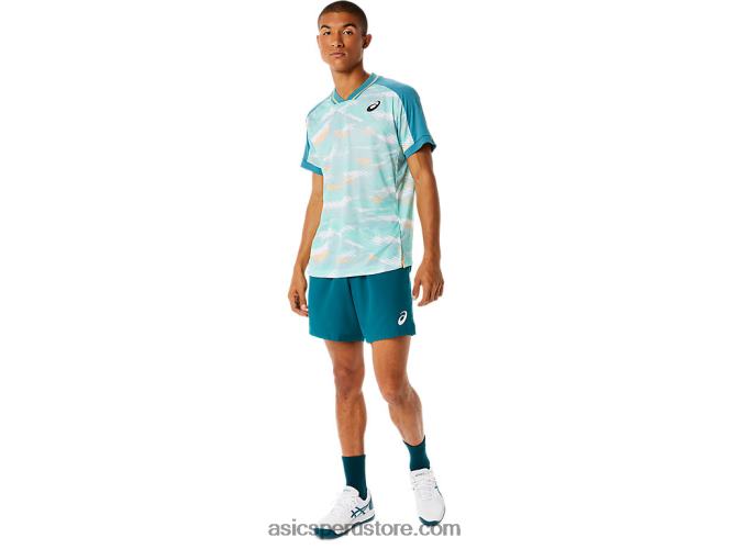 RPVB1090 pino brumoso Asics playera de manga corta con gráfico Match para hombre