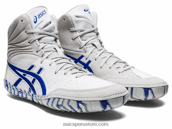 RPVB1096 blanco/azul lapislázuli Asics agresor 5