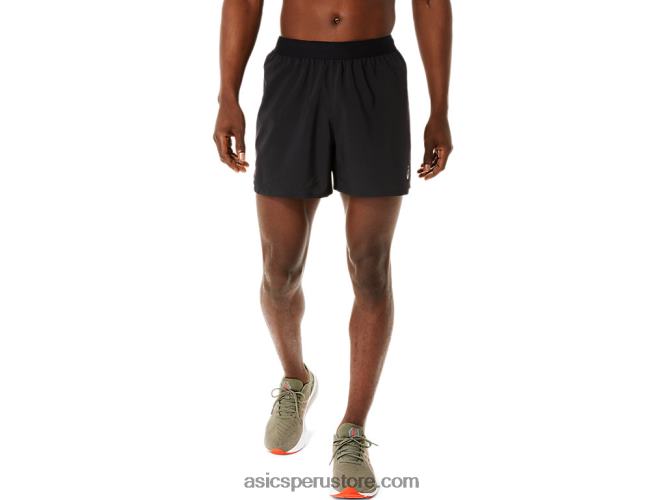 RPVB1099 rendimiento negro Asics carretera hombre 5in short