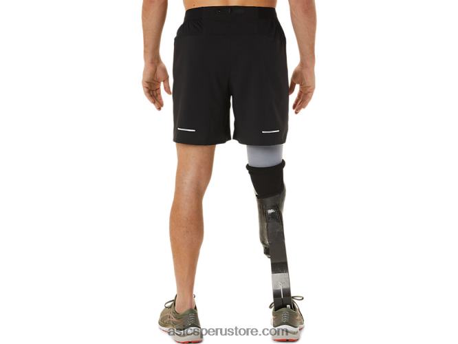 RPVB1104 rendimiento negro Asics carretera hombre 7in short