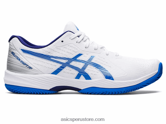 RPVB1107 blanco/azul eléctrico Asics solución de arcilla swift ff
