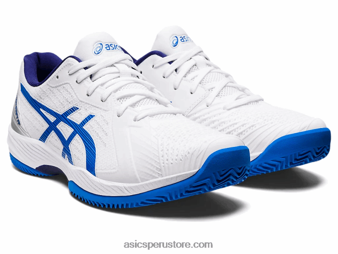 RPVB1107 blanco/azul eléctrico Asics solución de arcilla swift ff