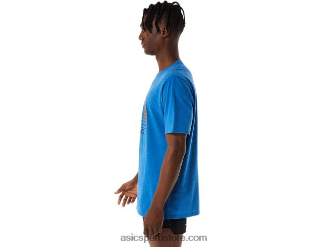 RPVB1108 lago drive brezo Asics playera con gráfico de corredor del amanecer