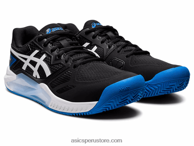 RPVB1129 negro/azul eléctrico Asics gel-challenger 13 arcilla