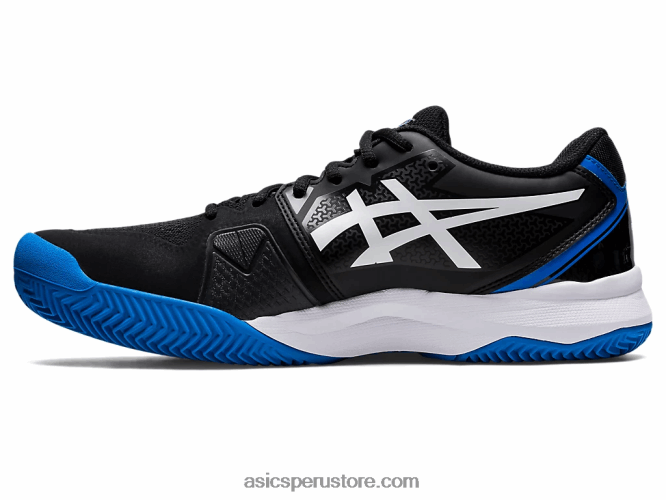 RPVB1129 negro/azul eléctrico Asics gel-challenger 13 arcilla