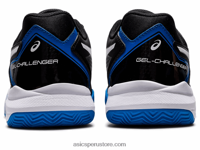 RPVB1129 negro/azul eléctrico Asics gel-challenger 13 arcilla