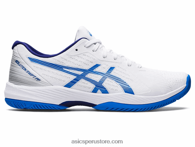 RPVB1130 blanco/azul eléctrico Asics solución rápida ff