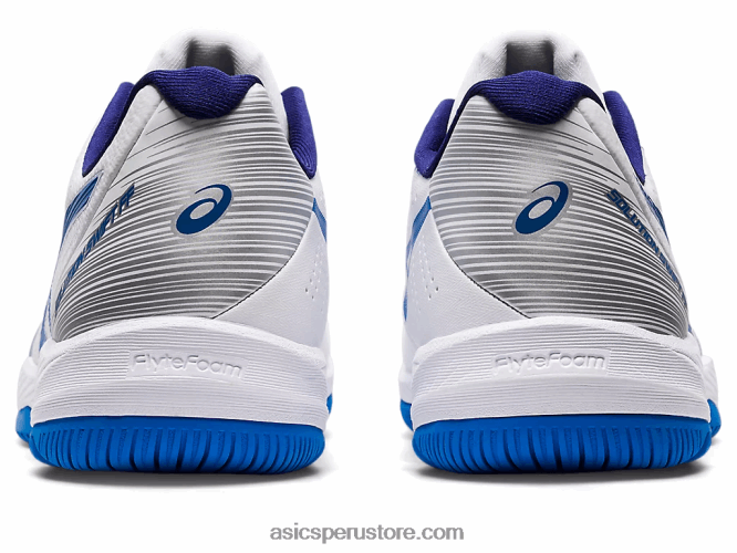 RPVB1130 blanco/azul eléctrico Asics solución rápida ff