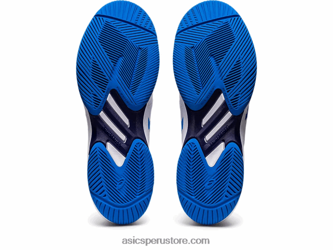 RPVB1130 blanco/azul eléctrico Asics solución rápida ff