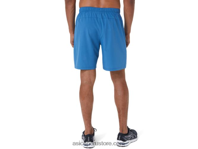 RPVB1133 azul celeste/gris portador Asics pantalón corto 7 en 2 en 1 para hombre
