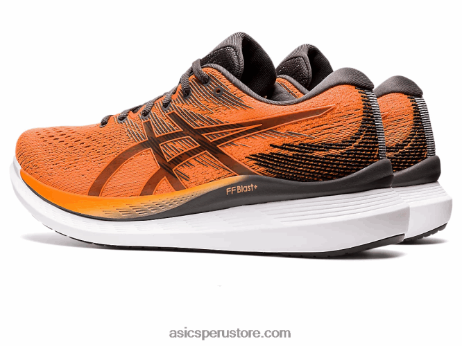 RPVB1142 impactante naranja/negro Asics paseo en planeador 3