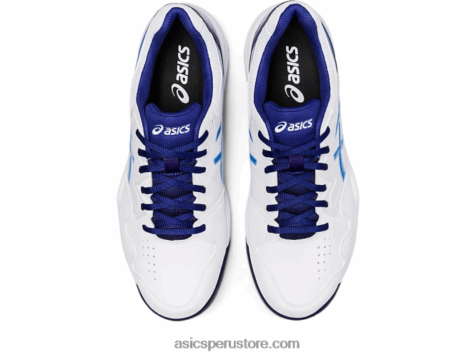 RPVB1147 blanco/azul eléctrico Asics gel-dedicate 7 arcilla