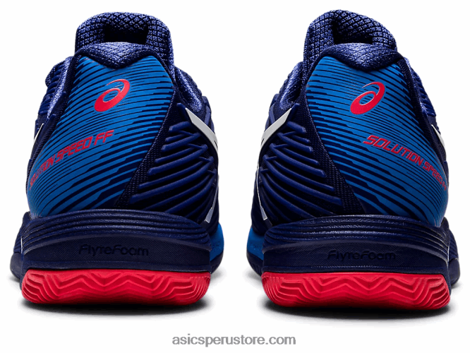 RPVB1156 buceo azul/blanco Asics solución velocidad ff 2 arcilla