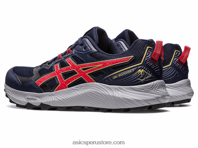 RPVB116 medianoche/rojo eléctrico Asics gel-sonoma 7