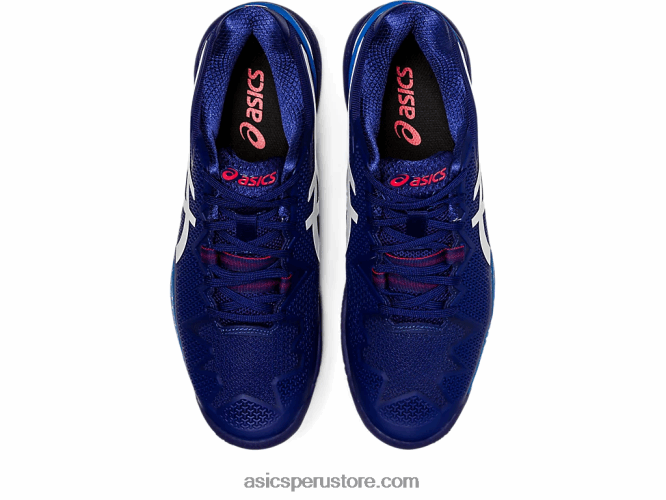 RPVB1165 buceo azul/blanco Asics resolución de gel 8