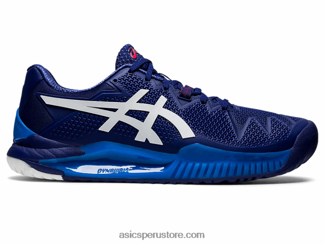 RPVB1165 buceo azul/blanco Asics resolución de gel 8
