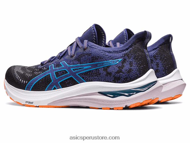 RPVB117 negro/azul índigo Asics gt-2000 11 mk de punto
