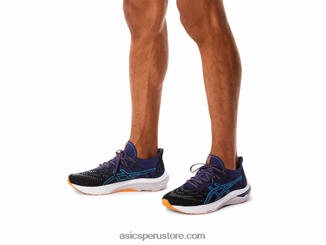 RPVB117 negro/azul índigo Asics gt-2000 11 mk de punto