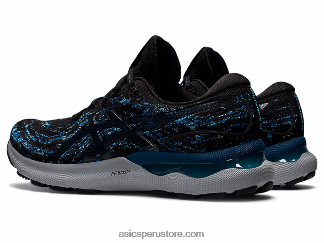 RPVB1193 negro/azul mako Asics gel-nimbus 24 mk