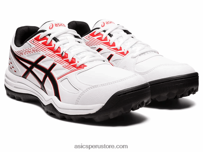 RPVB1196 blanco/rojo clásico Asics campo gel-letal