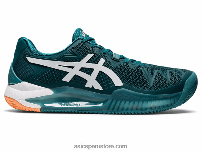 RPVB1224 pino terciopelo/blanco Asics gel-resolución 8 arcilla