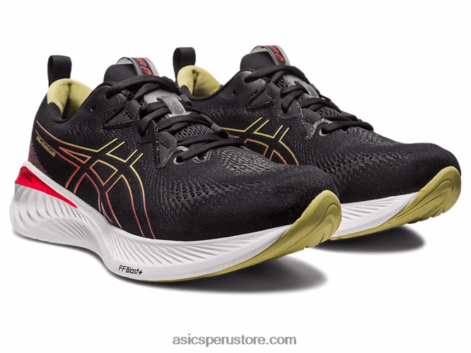 RPVB123 negro/rojo eléctrico Asics cúmulo de gel 25