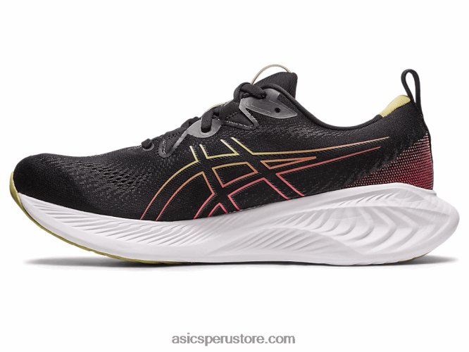 RPVB123 negro/rojo eléctrico Asics cúmulo de gel 25