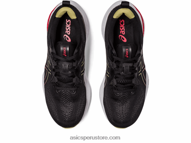 RPVB123 negro/rojo eléctrico Asics cúmulo de gel 25