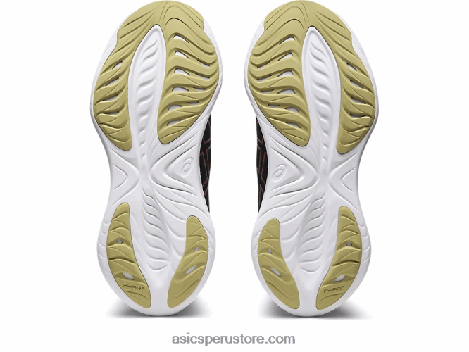 RPVB123 negro/rojo eléctrico Asics cúmulo de gel 25