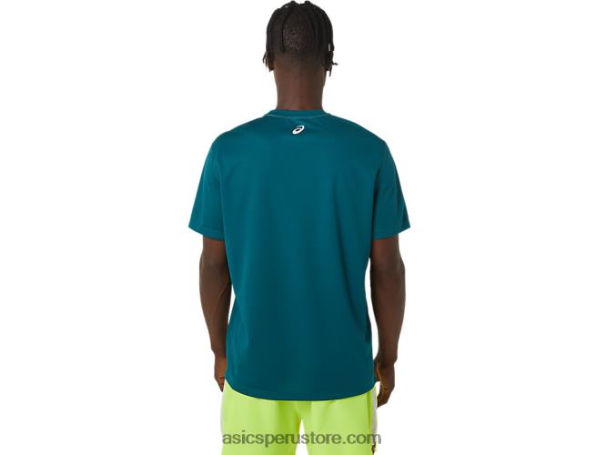 RPVB1235 pino terciopelo Asics camiseta de manga corta ready-set ii para hombre