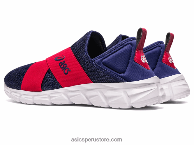 RPVB1237 azul índigo/rojo velocidad Asics slip-on lyte cuántico