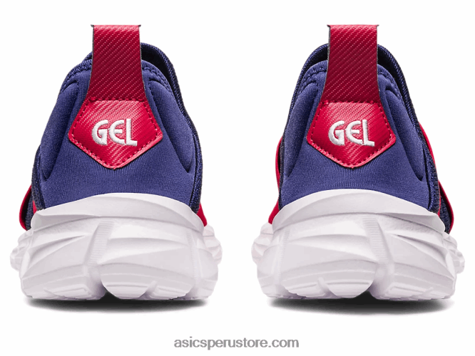 RPVB1237 azul índigo/rojo velocidad Asics slip-on lyte cuántico